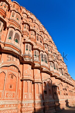 Stock photo: Hawa Mahal, the Palace of Winds, Jaipur, Rajasthan, India. 