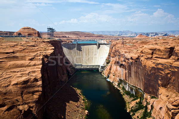 Glen Canyon Dam in Page is delivering power for the whole area Stock photo © meinzahn