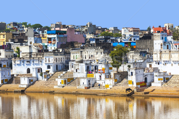 View of the City of Pushkar, Rajasthan, India.  Stock photo © meinzahn