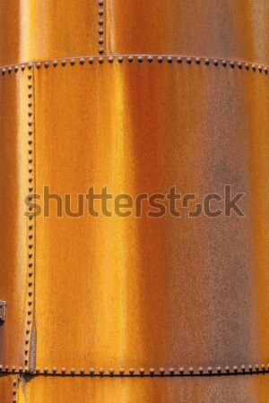 Fém minta öreg rozsdás ipar tank Stock fotó © meinzahn