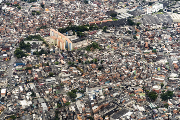 aerial of a suburb of Rio de Janeiro Stock photo © meinzahn