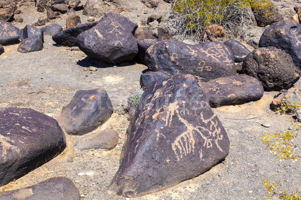 Zdjęcia stock: Arizona · słońce · graffiti · malarstwo