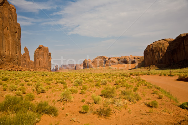 butte in daytime in Monument Valley  Stock photo © meinzahn