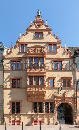 Maison des Tetes medieval house in the city of Colmar along the  Stock photo © meinzahn