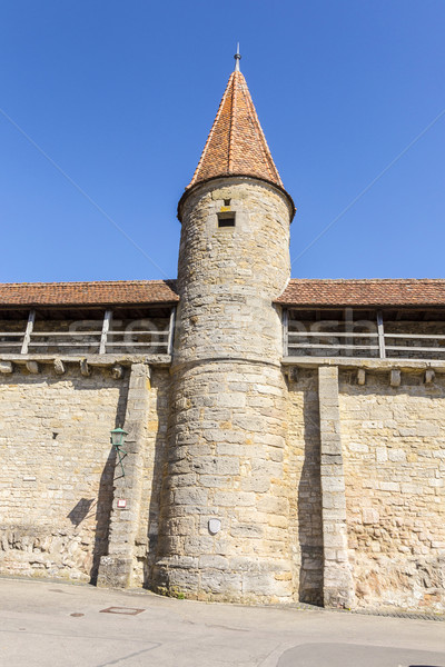 Rothenburg ob der Tauber, Bavaria, Germany Stock photo © meinzahn