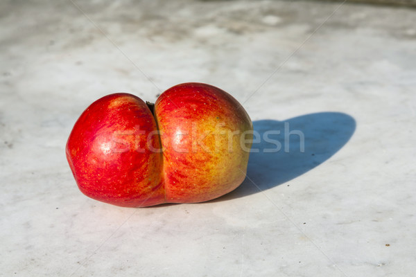 Vers appels grappig zoals verdubbelen ei Stockfoto © meinzahn