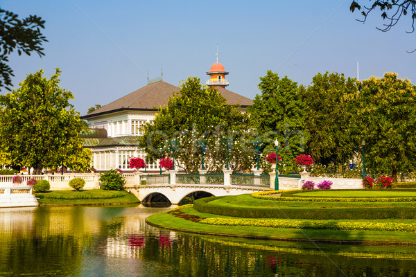 Frumos clădirilor parc bubuitura rege Tailanda Imagine de stoc © meinzahn