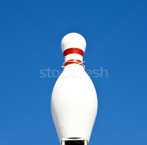 bowling pin in blue sky Stock photo © meinzahn