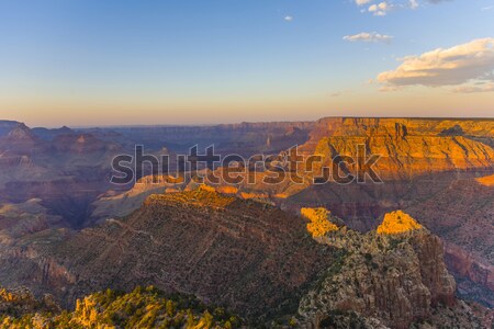 Farbenreich Sonnenuntergang Grand Canyon Punkt Süden Stock foto © meinzahn