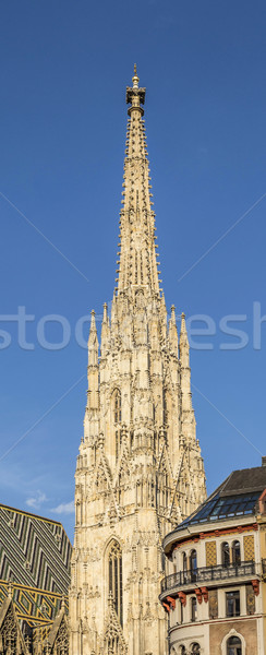 view to St. Stephen's Cathedral in vienna Stock photo © meinzahn