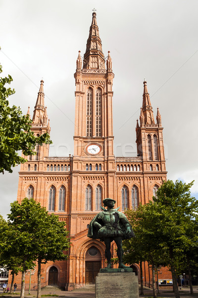 Marktkirche in Wiesbaden,Germany Stock photo © meinzahn