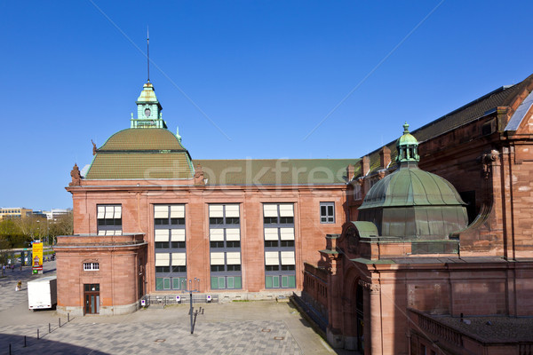 famous classsicistic old train station in Wiesbaden  Stock photo © meinzahn
