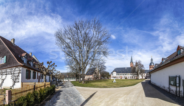 famous benedictine cloister in Seligenstadt, Germany Stock photo © meinzahn
