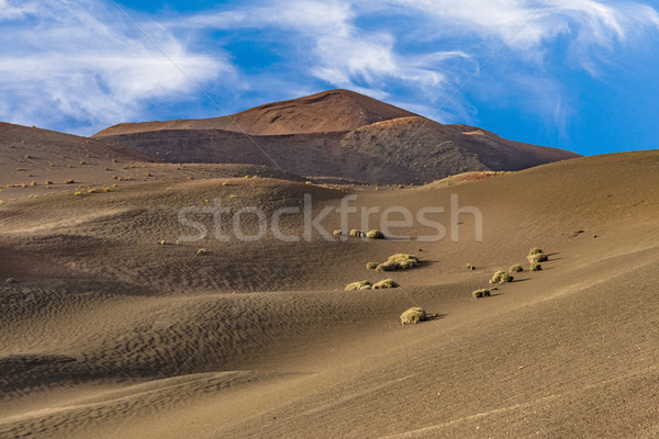 Wulkan krajobraz wygaśnięcia charakter świetle samotny Zdjęcia stock © meinzahn