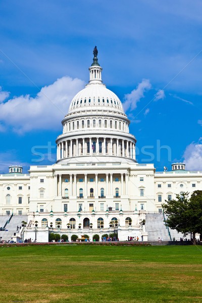 Washington DC birou casă oraş albastru portret Imagine de stoc © meinzahn