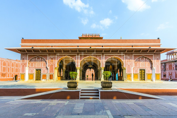 Chandra Mahal in City Palace, Jaipur, India.  Stock photo © meinzahn