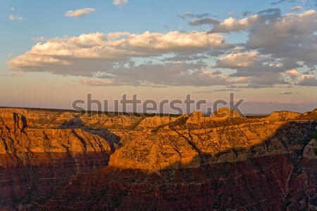 colorful Sunset at Grand Canyon seen from Mathers Point, South R Stock photo © meinzahn