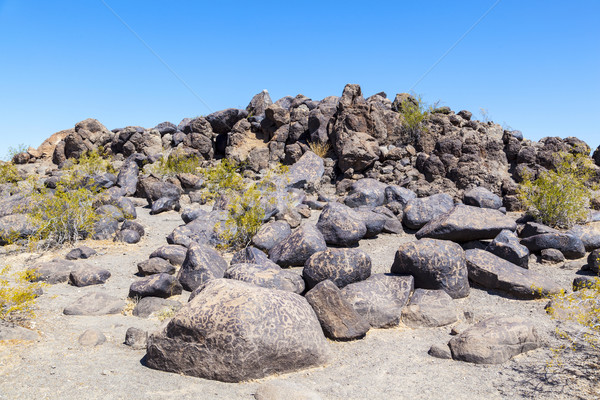  Petroglyph Site, Near Gila Bend, Arizona Stock photo © meinzahn