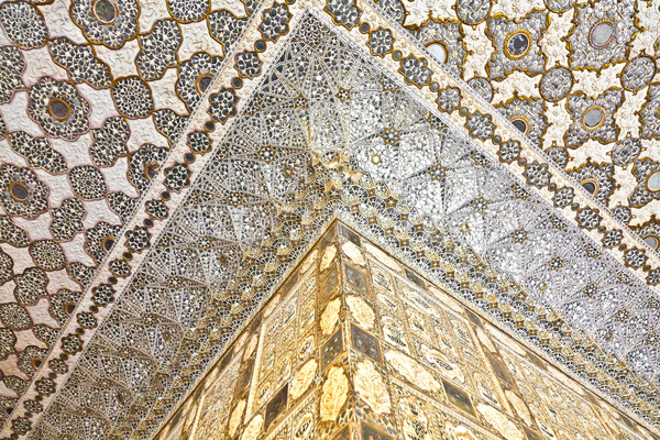 Stock photo: Interior of Amber fort palace, Jaipur, India. 