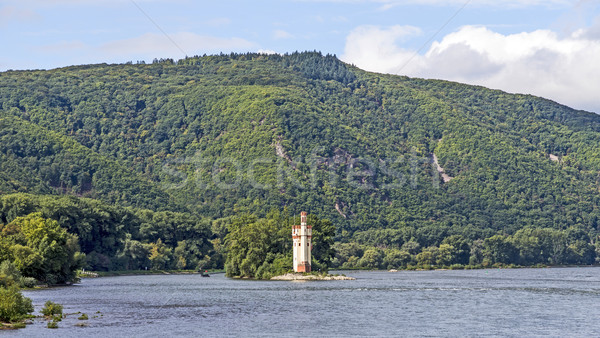Maeuseturm in Bingen, Germany Rhine valley Stock photo © meinzahn