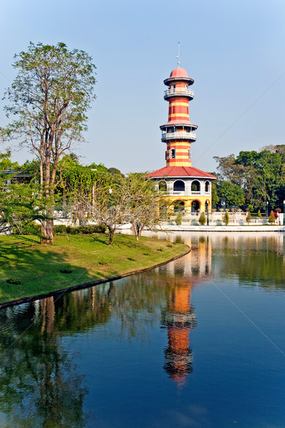 Real residencia torre tailandés verano palacio Foto stock © meinzahn