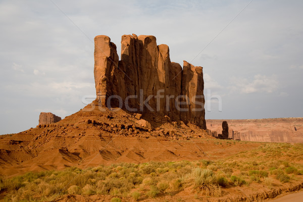 The Camel Butte is a giant sandstone formation in the Monument v Stock photo © meinzahn