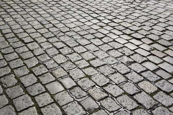 Detaliu piatră stradă armonic model stâncă Imagine de stoc © meinzahn
