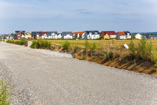 new housing area in beautiful landscape Stock photo © meinzahn