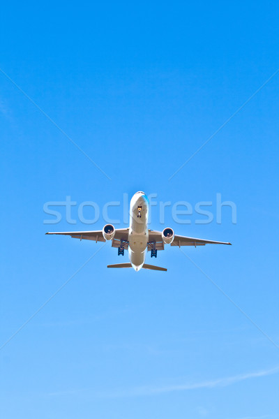 aircraft in landing approach Stock photo © meinzahn