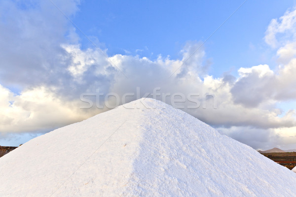 Salt refinery, Saline from Janubio, Lanzarote  Stock photo © meinzahn