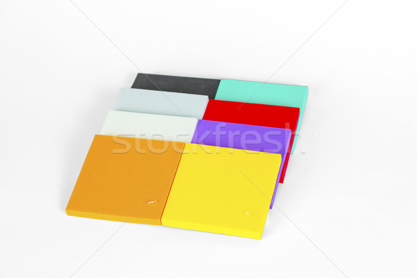 Stock photo: polystyrene forms in different colors and sizes