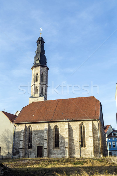  view to Allerheiligenkirche at Muelhausen Stock photo © meinzahn