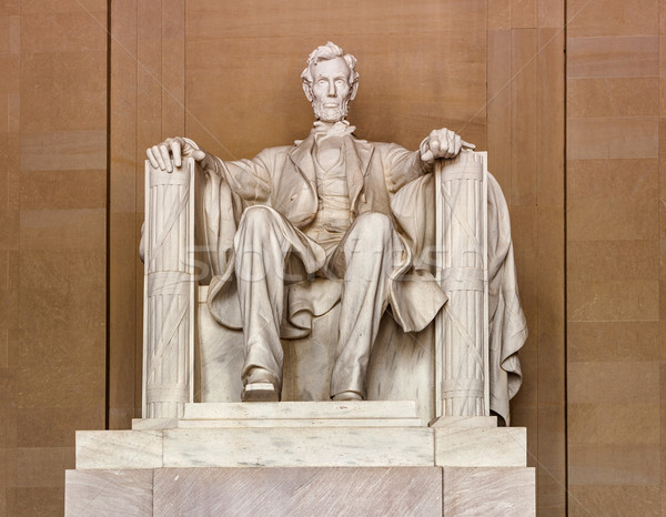 Stockfoto: Washington · standbeeld · marmer · USA · Verenigde · Staten · mijlpaal