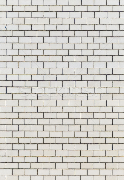 Old white bricks wall background Stock photo © meinzahn