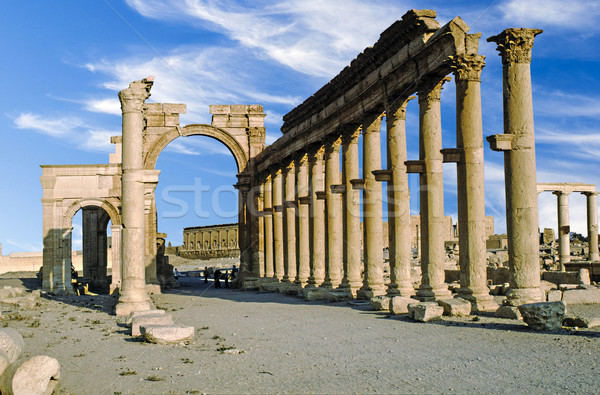 ancient city of Palmyra Stock photo © meinzahn