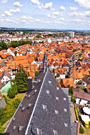 cityview of old historic town of Oberursel, Germany. Stock photo © meinzahn