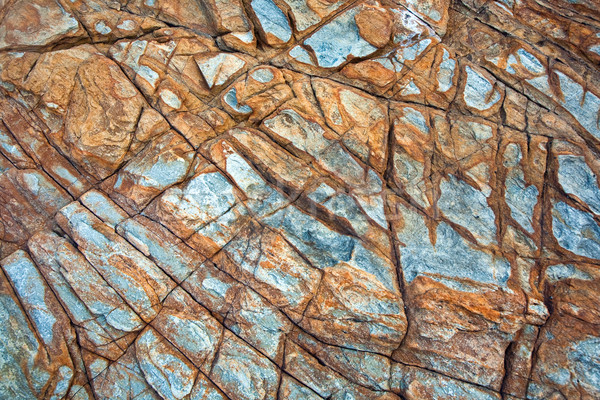 Frumos pietre roci lumina soarelui armonic structura Imagine de stoc © meinzahn