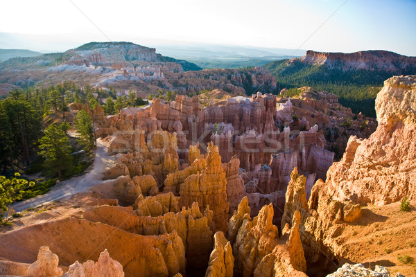 beautiful landscape in Bryce Canyon with magnificent Stone forma Stock photo © meinzahn