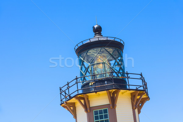 Stockfoto: Punt · vuurtoren · Californië · beroemd · huis · gebouw