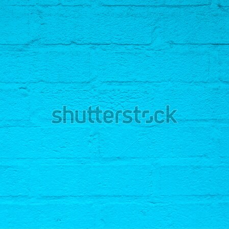 Stockfoto: Blauw · harmonisch · muur · amerika · huis · muur