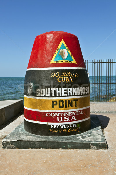 Southernmost Point marker, Key West,  USA Stock photo © meinzahn