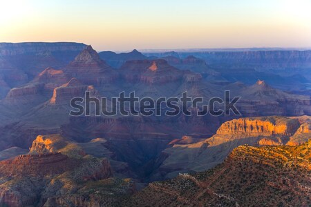 Rocce Grand Canyon tramonto colorato punto Foto d'archivio © meinzahn