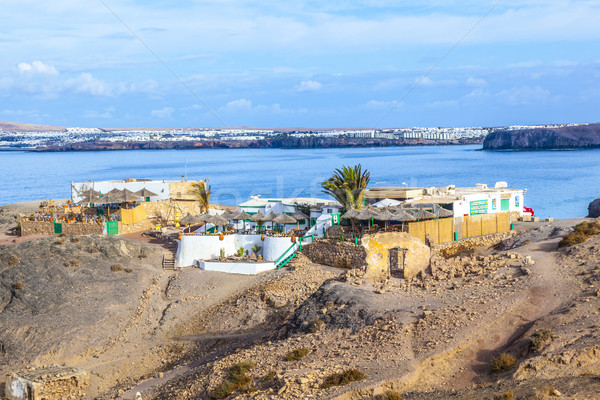 Playa de Papagayo (Parrot's beach) on Lanzarote, Canary islands, Stock photo © meinzahn