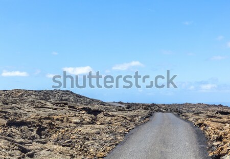 Timanfaya Volcanoe National Park in Lanzarote,  Spain Stock photo © meinzahn