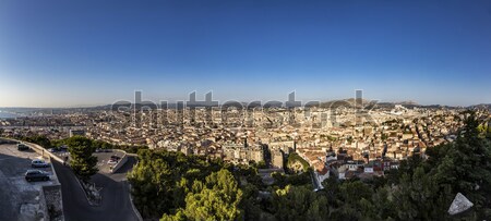 View of Marseille from Notre-Dame de la Garde Stock photo © meinzahn
