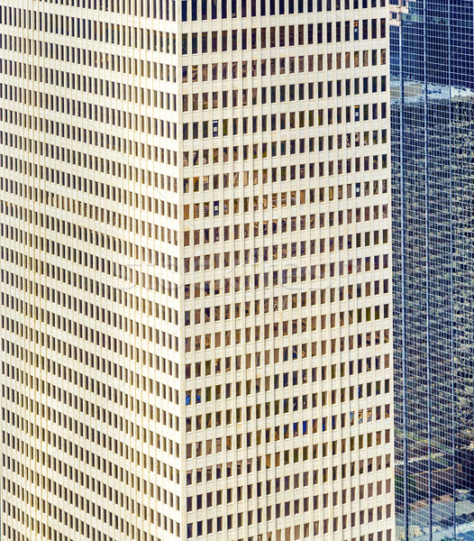 Fasada nowoczesne budynków centrum Houston szczegół Zdjęcia stock © meinzahn
