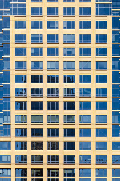 Fassade Wolkenkratzer Büro Wand abstrakten home Stock foto © meinzahn