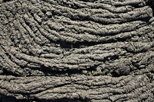Stock photo: cold volcanic flow in detail
