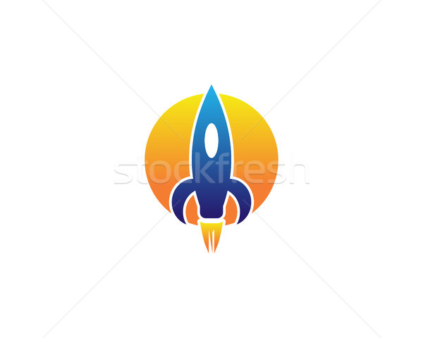 rocket logo Stock photo © meisuseno