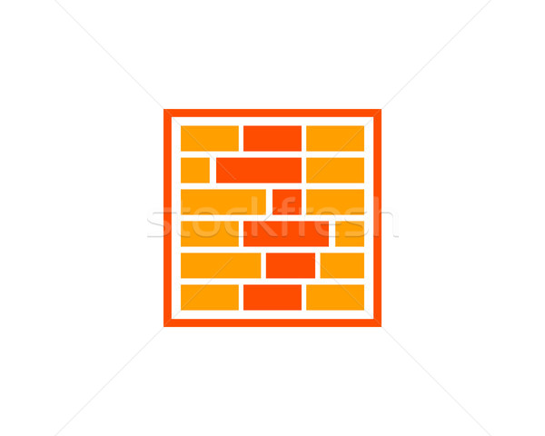 brick logo Stock photo © meisuseno